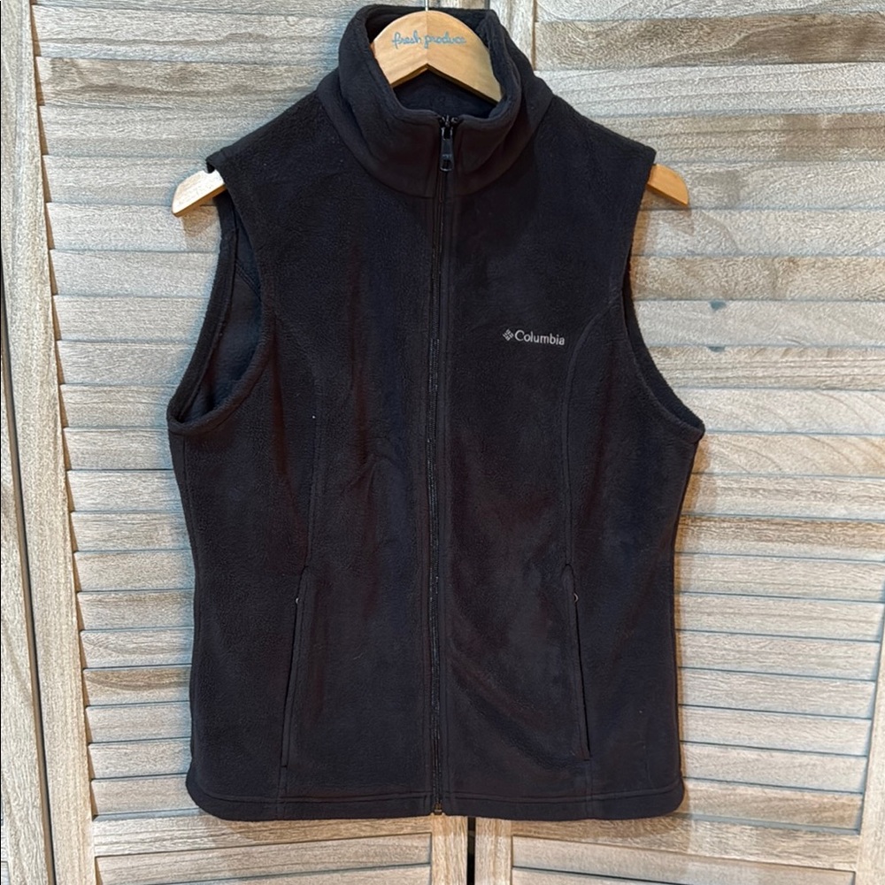 Columbia Black Fleece Vest